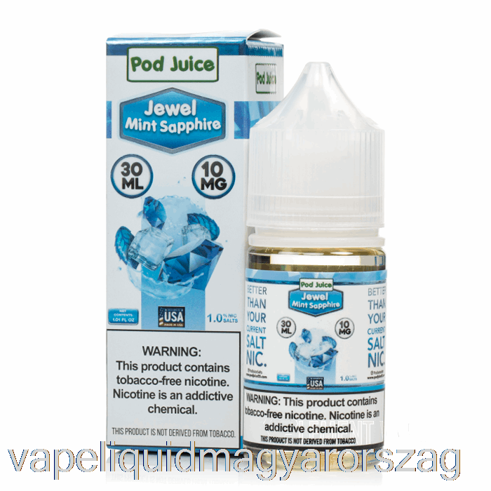 ékszer Menta Zafír - Hüvelylé - 30 Ml 55 Mg Vape E Cigi